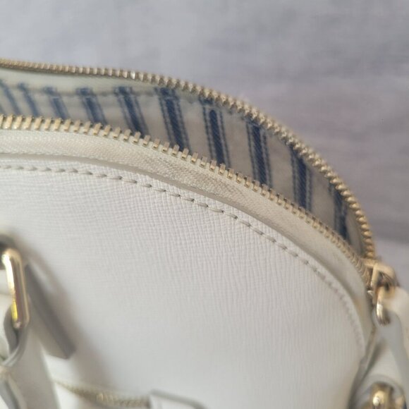 Dooney & Bourke Saffiano Domed Zip Satchel - Picture 10 of 11